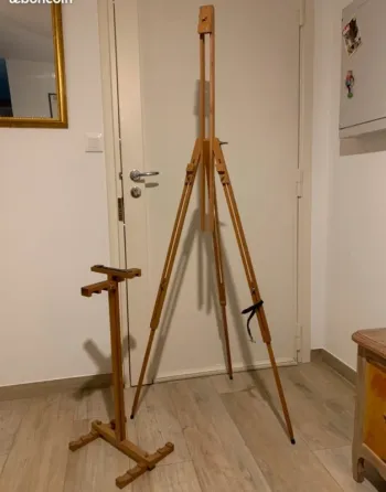 Chevalet et porte toiles