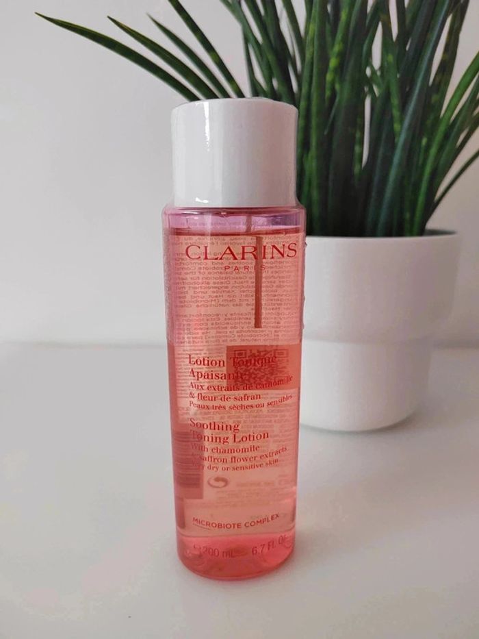 25 € Clarins Lotion Tonique Apaisante – 200 ml 🌸 - photo numéro 2