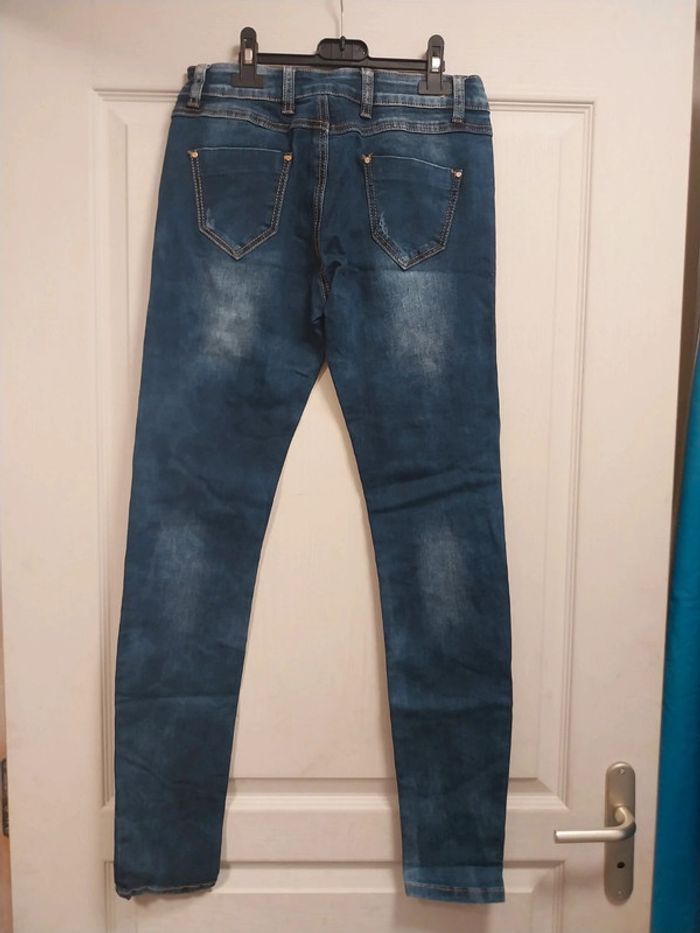 Pantalon en jean femme 36 original denim - photo numéro 2