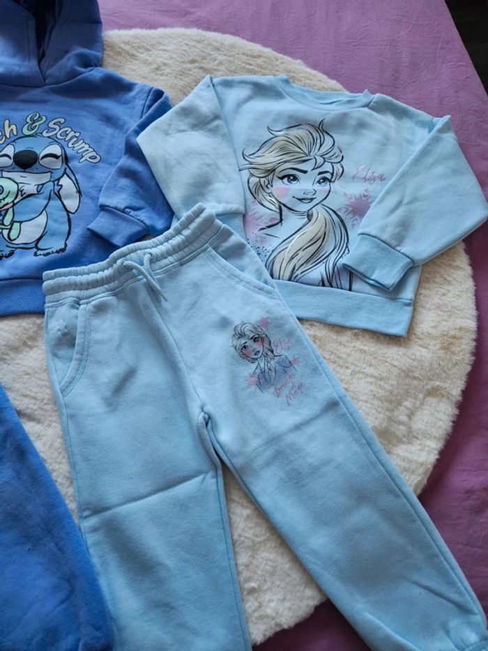 Lot de 2 ensembles Stitch et Reine des Neiges taille 3/4 ans neuf - photo numéro 3