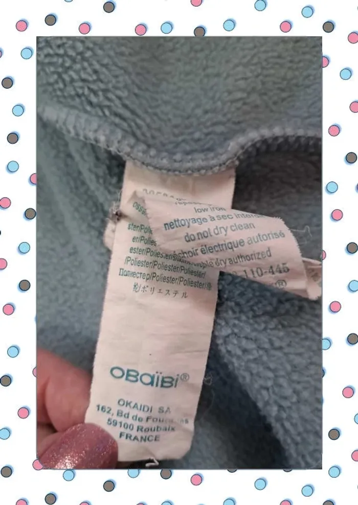 Veste polaire avec capuche 12 mois - photo numéro 10