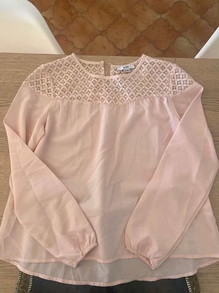 Jeans noir strass 14 ans Mek et Blouse rose - photo numéro 2