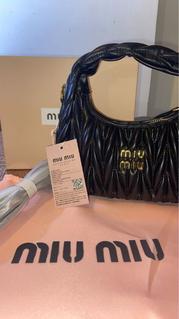 Sac  miu miu wandra noir