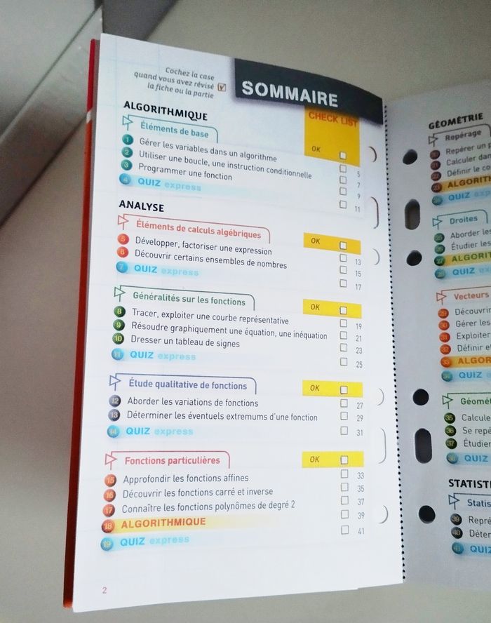 Fiches bac - Maths 2de Tout le programme en fiches de révision détachables - photo numéro 6
