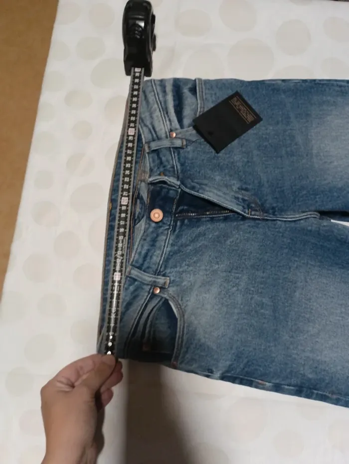 Pantalon jeans  femme Asos taille 38  jeans court coupe légèrement skinny neuf - photo numéro 11