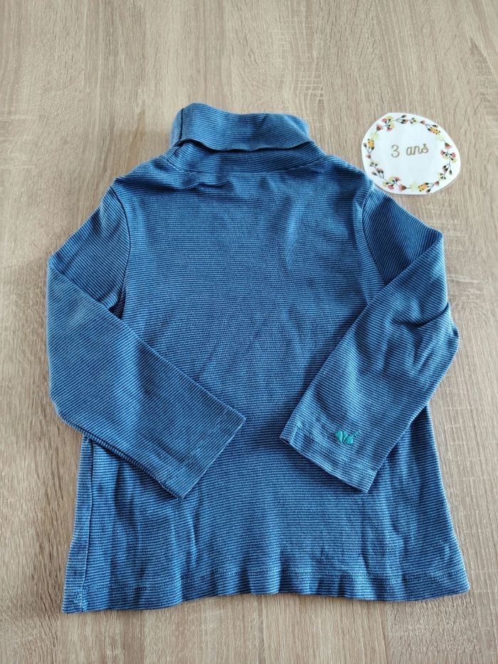 Lot de 2 sous pull en coton 3 ans sergent major et Kiabi - photo numéro 3