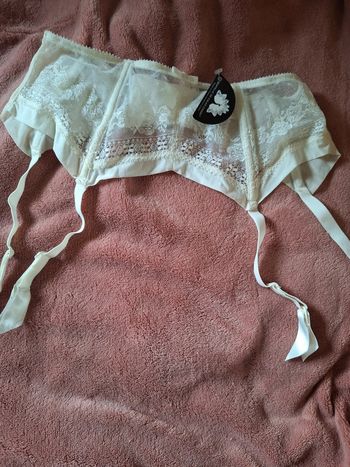 Jarretiere dentelle calais caudry