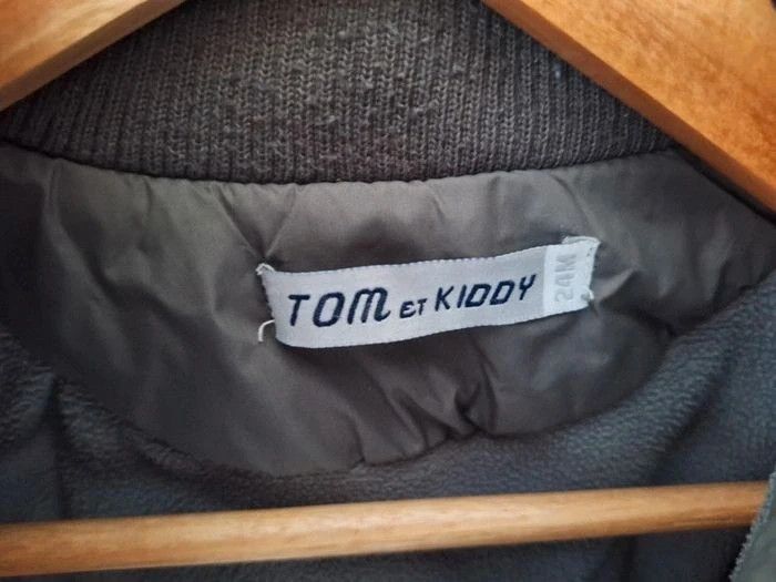 Veste zippée capuche grise Tom et Kiddy 24 mois - photo numéro 8