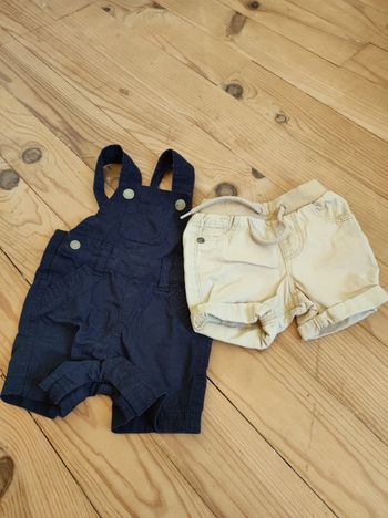 salopette et short