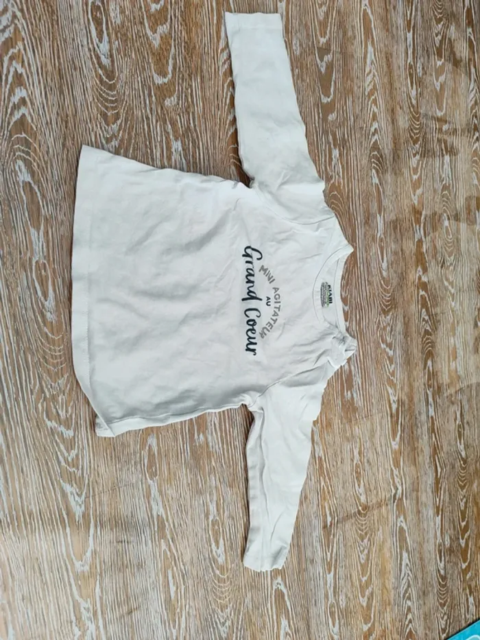 🍁 lot de 5 tee-shirts manches longues taille 12 mois 🍁 - photo numéro 6