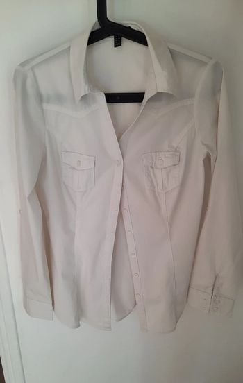 Chemisier blanc T. 36