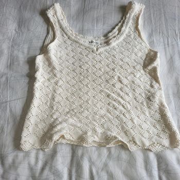 Top crochet camaieu M