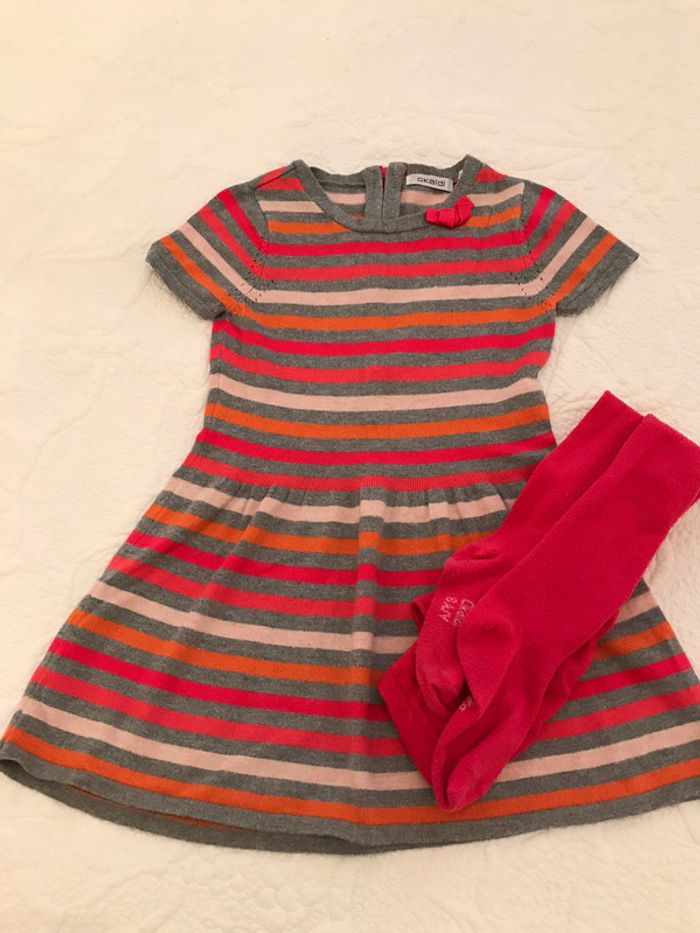 Robe à Rayures 6 Ans