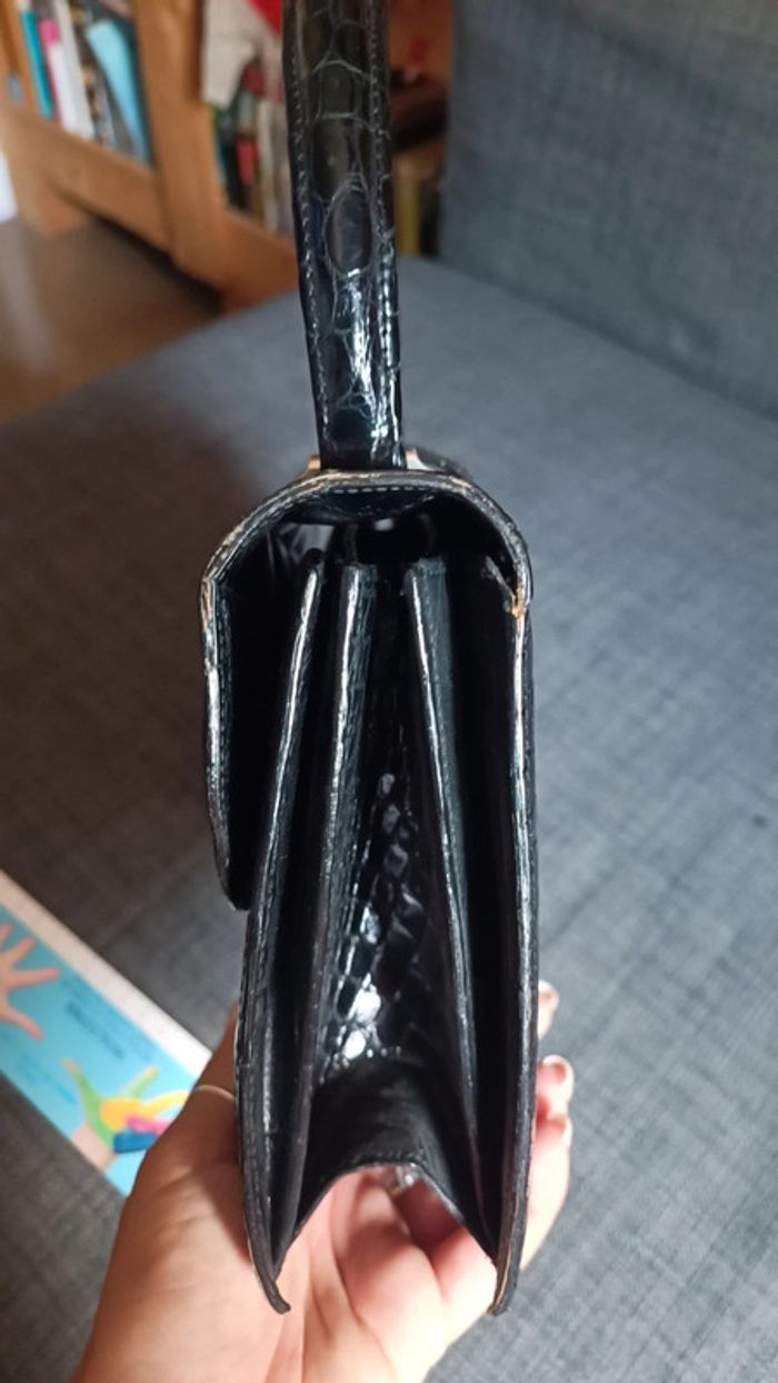Borsa vintage nera Pirovano - photo numéro 4