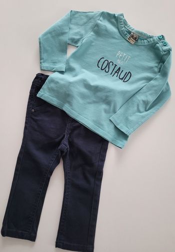 Ensemble jean + t-shirt 18 mois