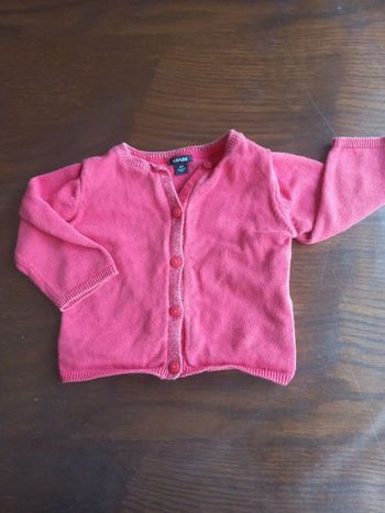 Gilet rose kiabi 6mois