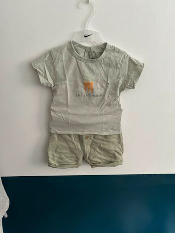 Ensemble tshirt +short Verbaudet