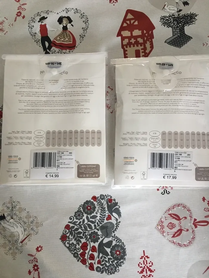 Lot body neuf Chicco 3 et 6 mois - photo numéro 2