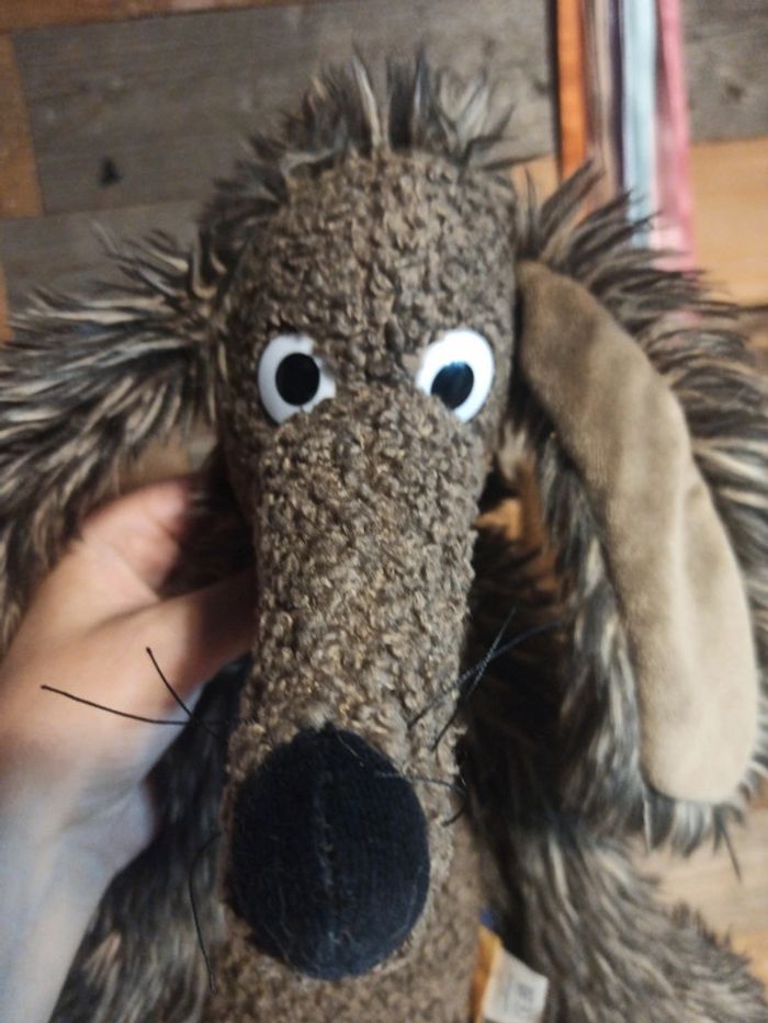 Peluche chien pourri moulin roty tbe - photo numéro 3