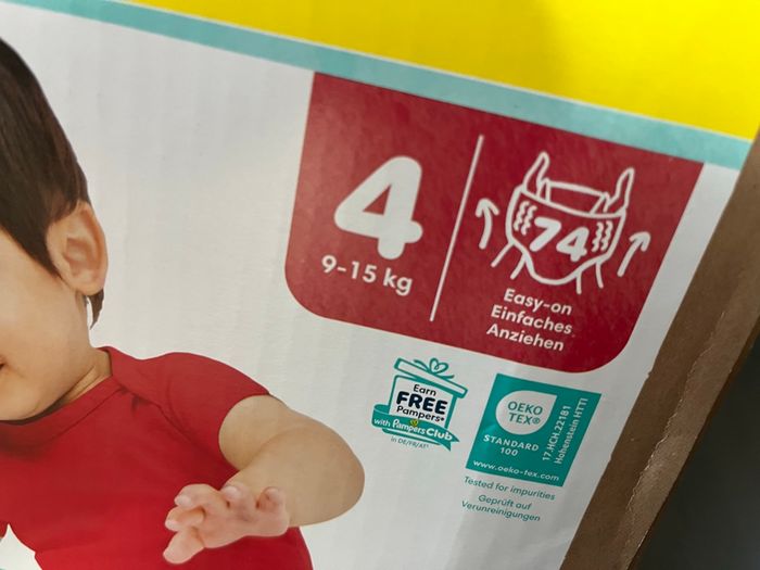 Couches Pampers pants harmonie taille 4 - photo numéro 2