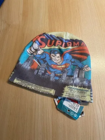 Bonnet Prenatal Superman taille 3 9 mois 43 45 cm Neuf