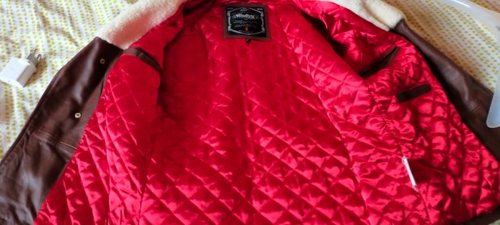 Blouson cuir mouton Kiliwatch marron – Taille S – Très bon état - photo numéro 6
