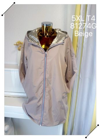 Veste long imperméable réversible beige taille 5XL 🌸
