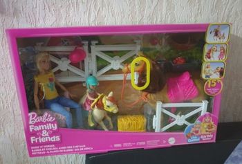 Barbie et son coffret chevaux