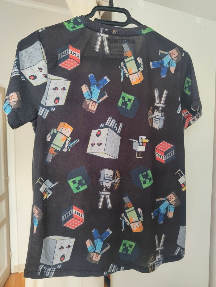 Tee-shirt enfant 10.11ans Minecraft - photo numéro 3