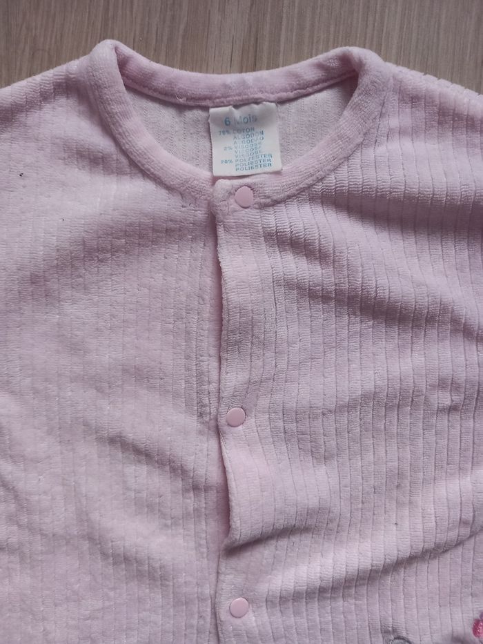 Veste rose douce 6M - photo numéro 2