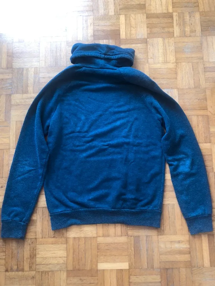 Pull col roulé bleu marine H&M Homme - photo numéro 4