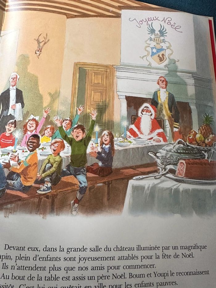 Livre Le Noel de Caroline Père bd album reliure rouge bd album Pierre probst édition limitée - photo numéro 6