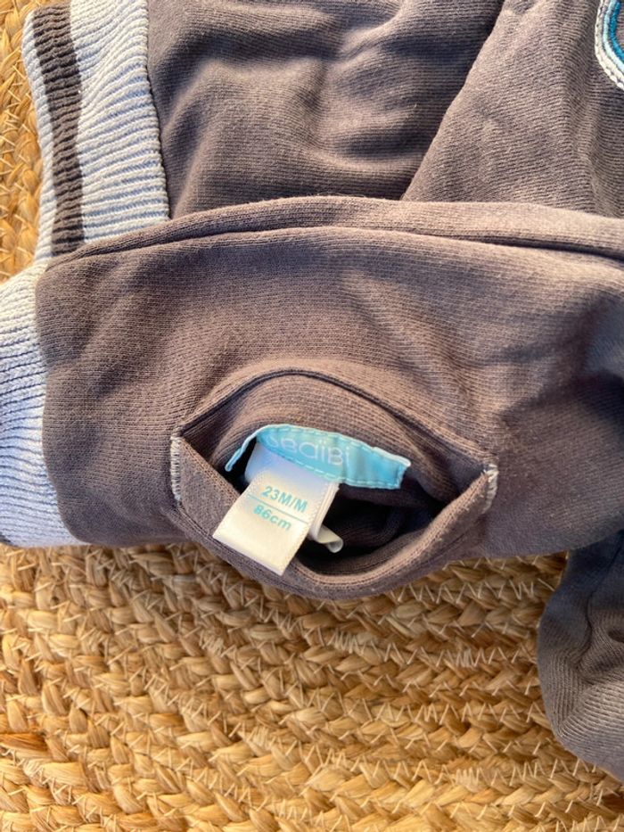 Veste pull réversible garçon 24 mois Obaibi - photo numéro 3