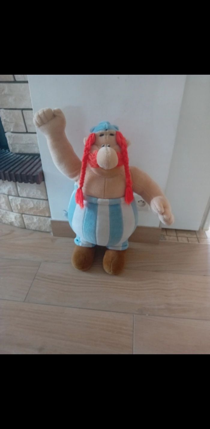 Peluche obelix 60 cm