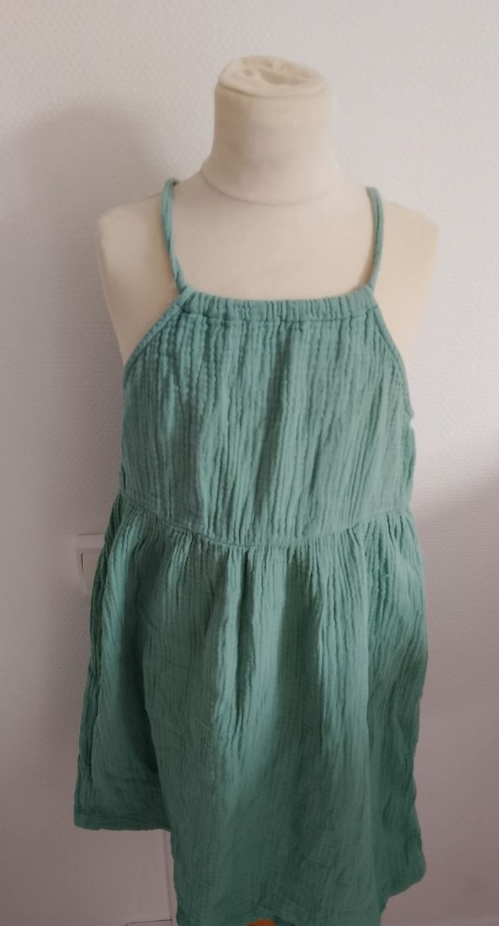 Robe verte Kiabi 10 ans