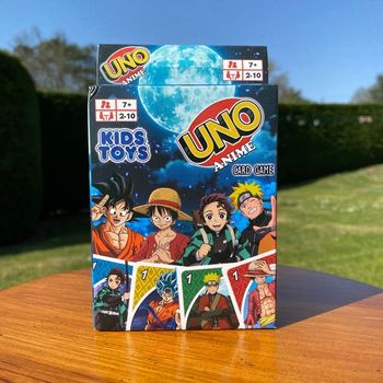 Uno jeu de cartes dragon ball z one piece naruto demon slayer