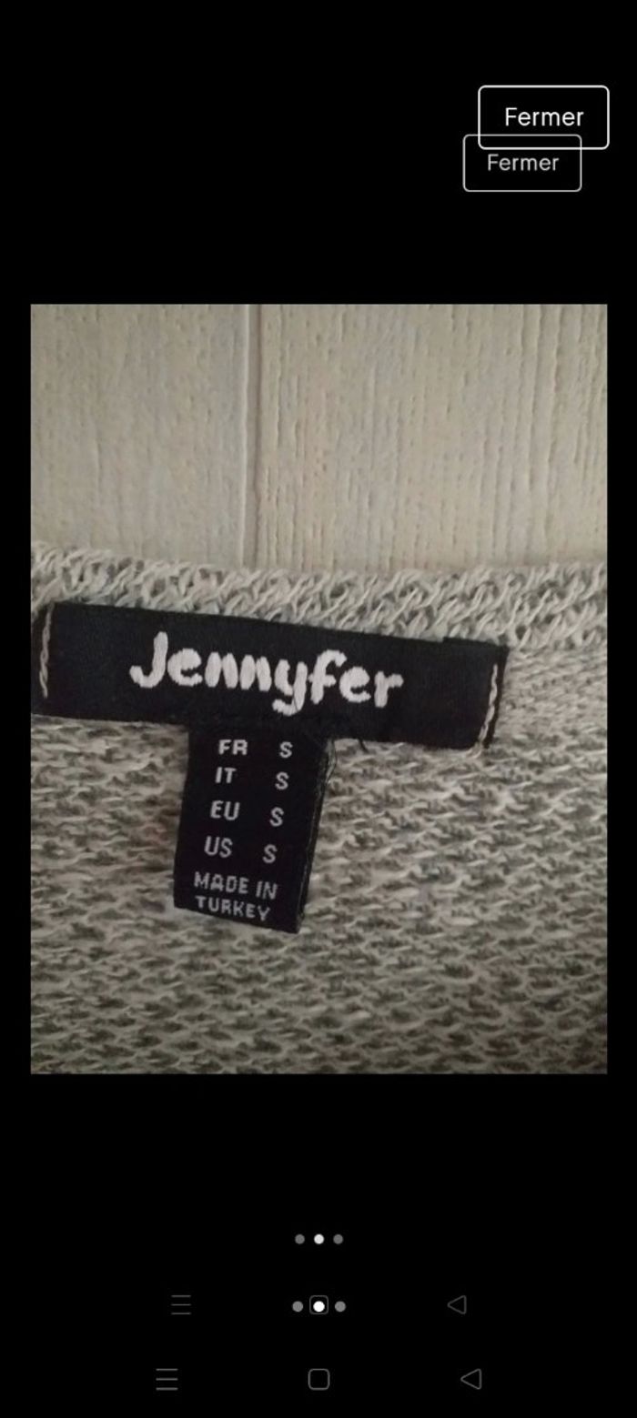 Pull sweat gris - photo numéro 3