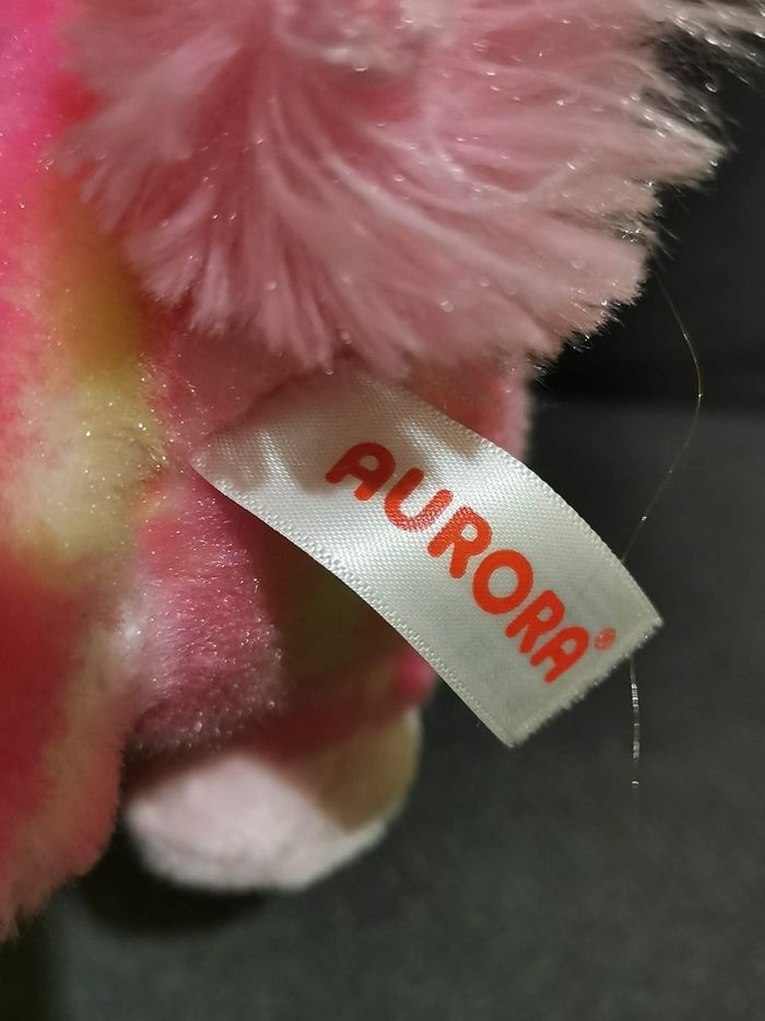 Peluche licorne rose aurora - photo numéro 8
