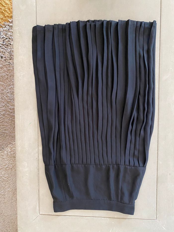 Jupe vintage Partypris Paris noire plissée taille 40/42 fabrication française - photo numéro 17