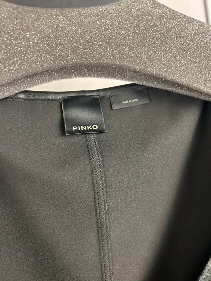 Robe Noir Simili Pinko 42 neuve - photo numéro 4