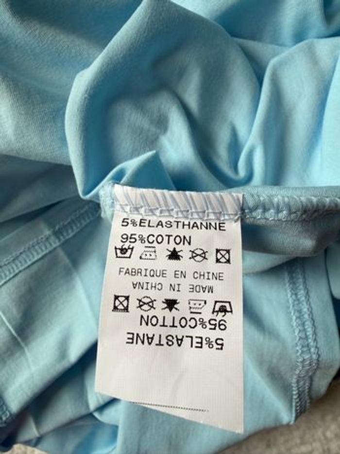 T-shirt imprimé, bleu ciel, Vanessa nucci, Taille S/M - photo numéro 4