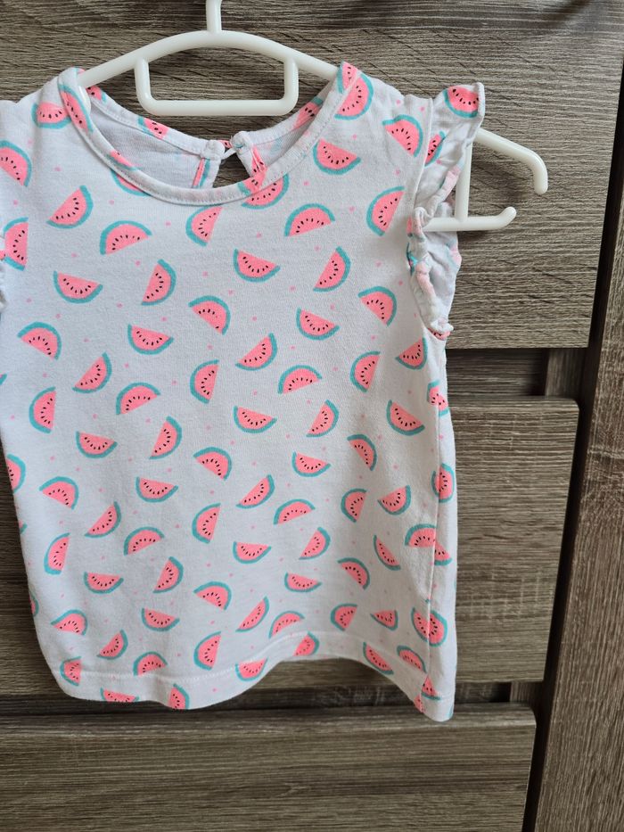 Vêtement Bébé Fille -T-shirt - Primark - 6/9 mois 74 cm - photo numéro 3