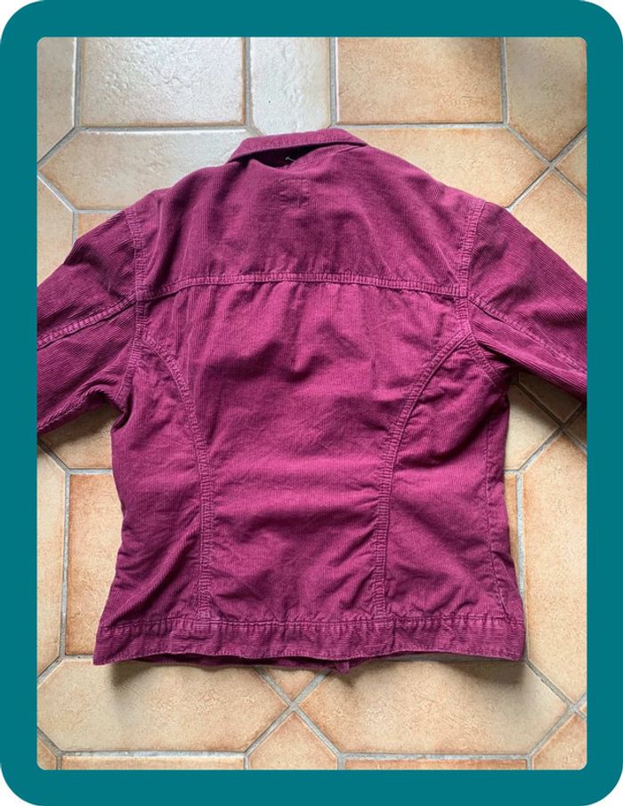Veste / Chemise en velours côtelé vintage - photo numéro 2