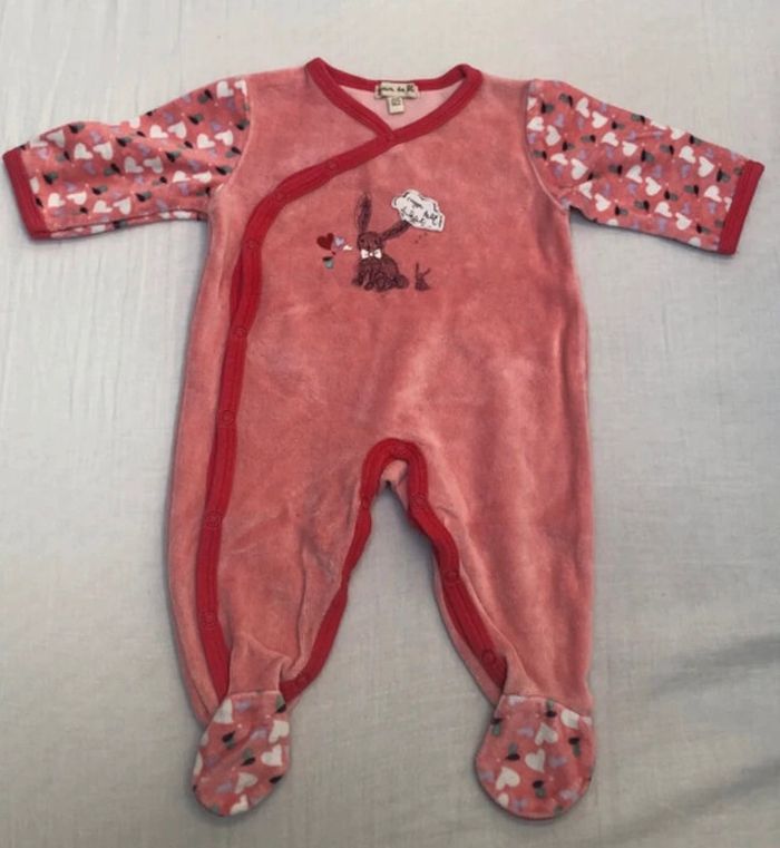 Pyjama fille un mois grain de blé