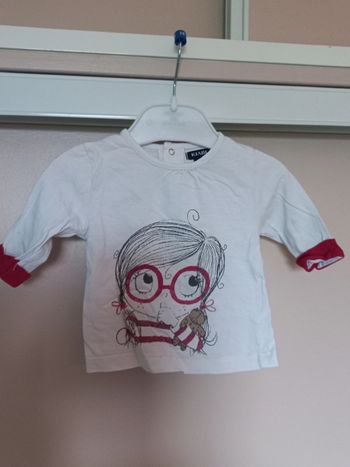 T-shirt manches longues kiabi 1 mois
