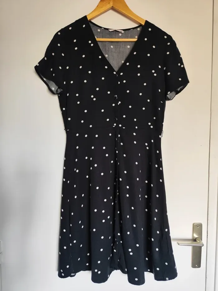 Robe à pois Camaïeu