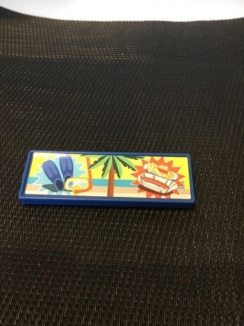 Playmobil panneau enseigne supérette magasin fast-food snack plage vacances pièces détachées