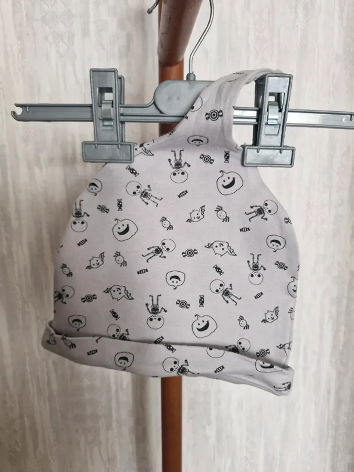 Ensemble bébé mixte 24 mois Pommette Body manches longues + bonnet Halloween Coton - photo numéro 9