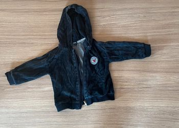 Gilet en velours bleu