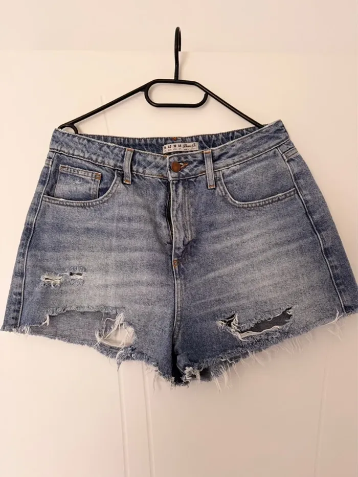 Short en jeans